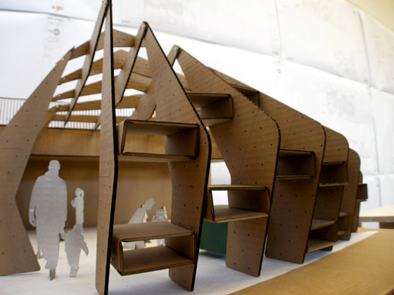Sketch model Situ Studio has been commissioned by the New York Hall of 