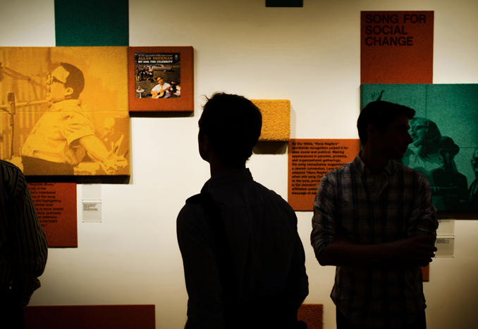 Exhibition opening, 2012<br>Photograph by Keith Sirchio 
