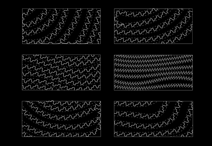 Lattice cut sheets