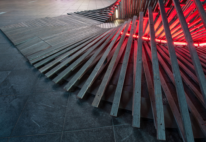 Heartwalk, Times Square, NY, 2013 <br>Photograph by Keith Sirchio