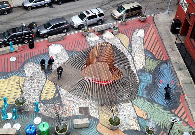 Heartwalk, Pearl Street Triangle, BK, 2013
