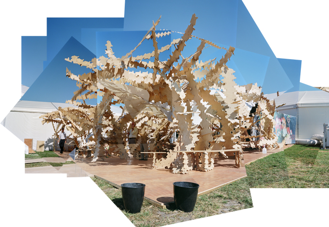 Collage, SCOPE Art Fair, Miami, FL, 2007